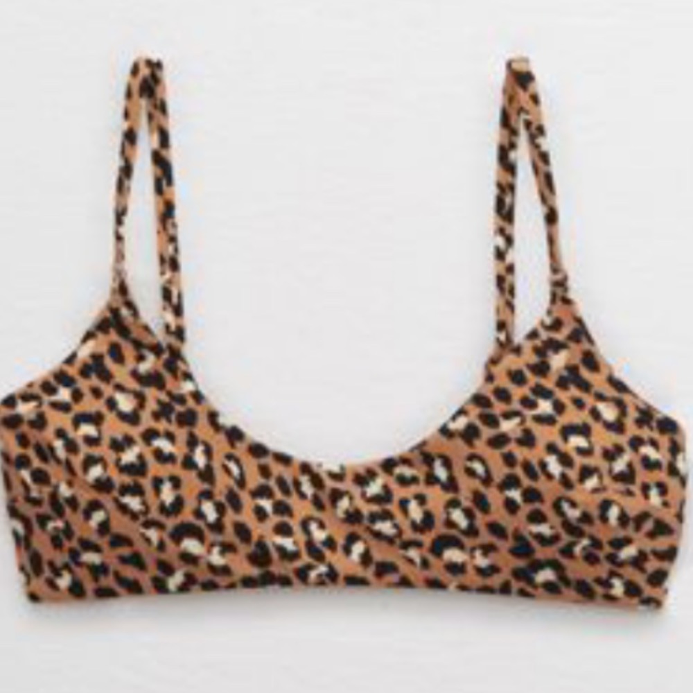 Aerie Cheetah Bathing Suit Top
